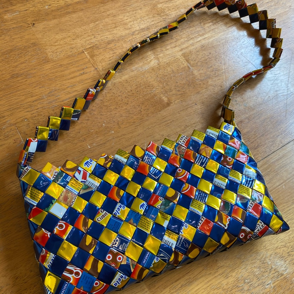 Candy wrapper shoulder bag purse so very nice cute